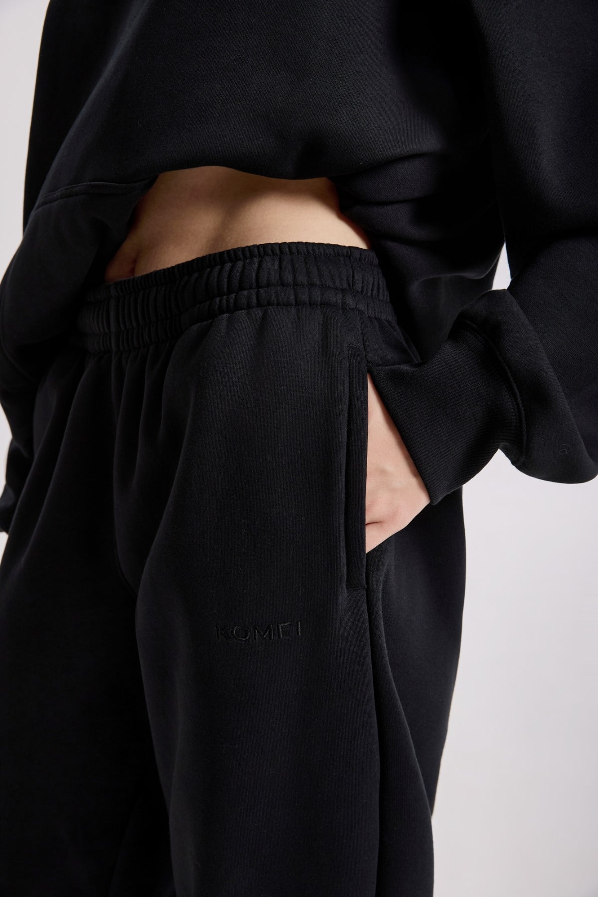 AW26-SIG-JOG-001 | Black | Detail 1