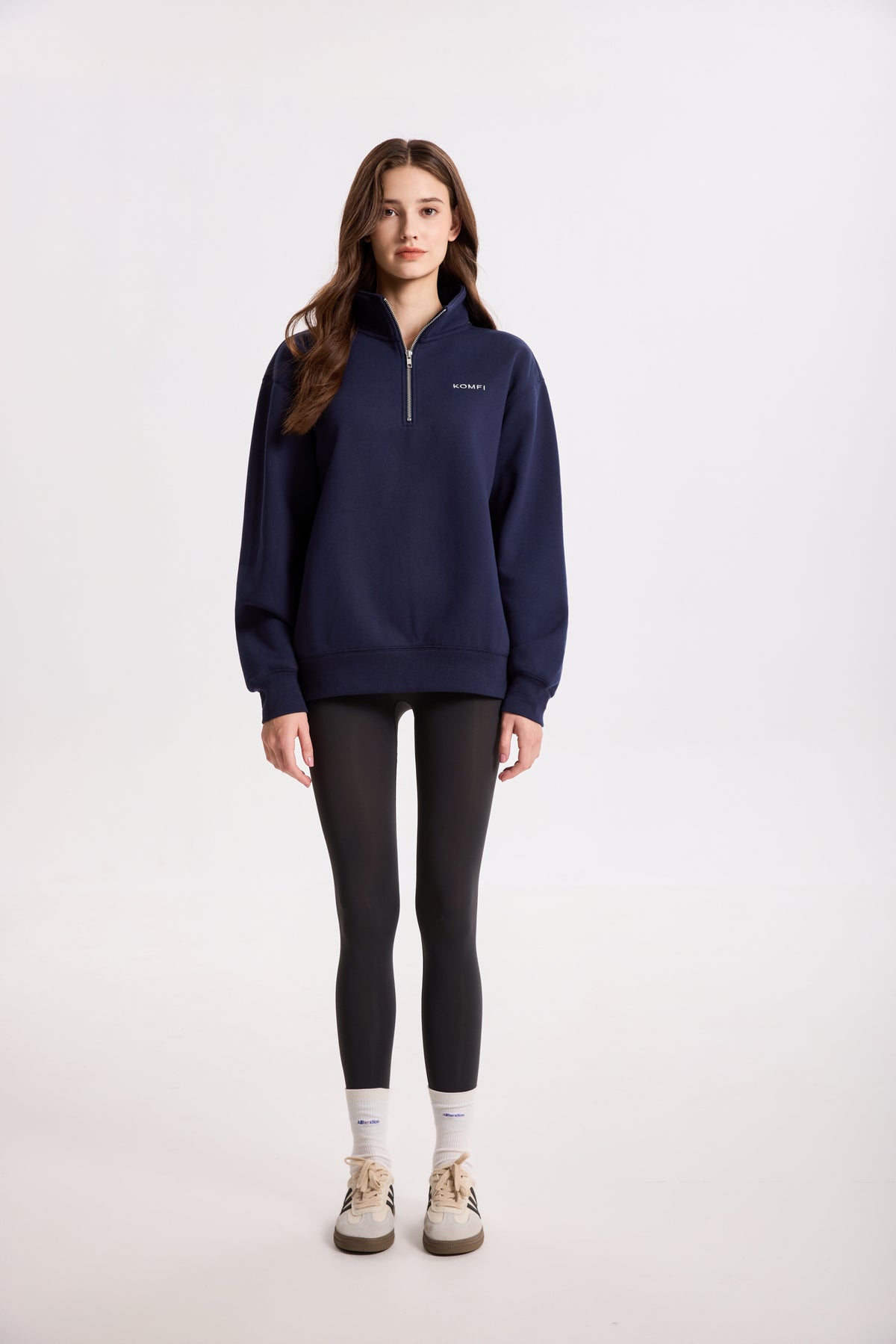 AW26-SIG-QZH-001 | Deep Navy | Detail