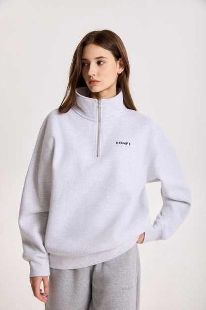 AW26-SIG-QZH-001 | Light Heather Grey | Detail