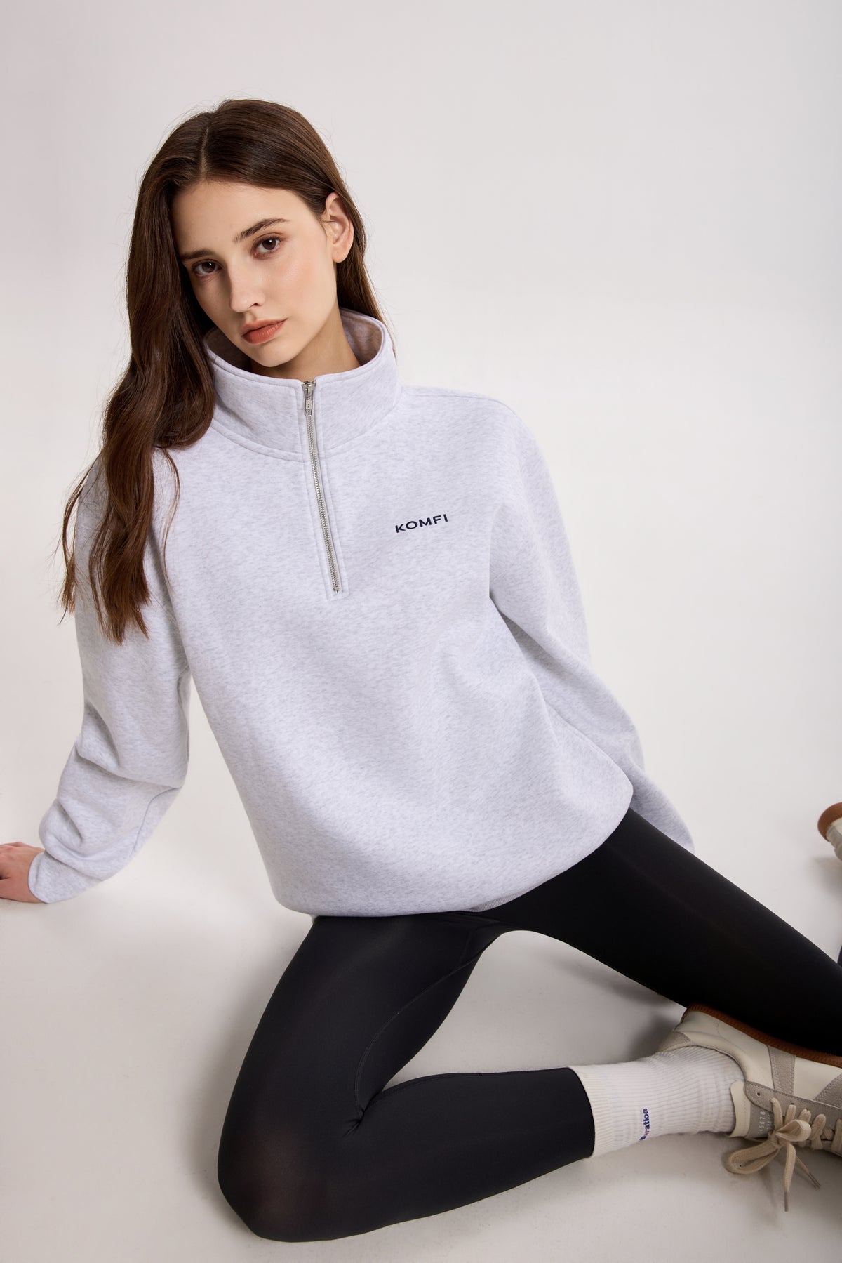 AW26-SIG-QZH-001 | Light Heather Grey | Main