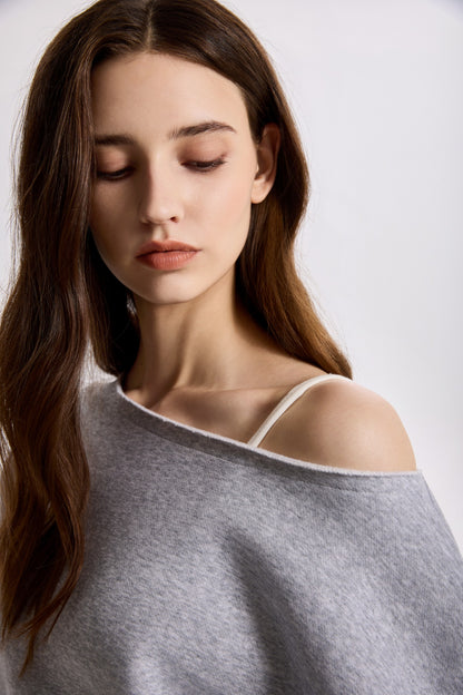 AW26-STU-OSS-001 | Heather Grey | Detail 1